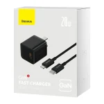 Baseus GaN5 Fast Charger 1C 20W CN Set (Mini) - Image 2
