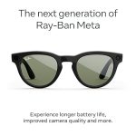 Ray-Ban Meta Headliner (Gen 2) Matte Black Polar Gradient Graphite RW4013 smart sunglasses - Image 4