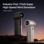 JISULIFE Handheld Fan Ultra2 – Powerful Portable Cooling Fan - Image 3
