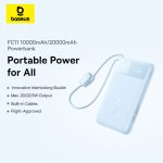 Baseus EnerFill FC11 22.5W Dual-Cable Digital Display Power Bank - Image 2