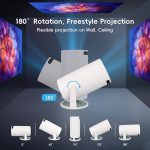 HY300 Portable Mini Projector with WiFi & Bluetooth, 4K - Image 2
