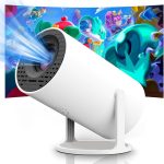 HY300 Portable Mini Projector with WiFi & Bluetooth, 4K