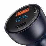Baseus Particular Digital Display QC+PPS Dual Quick Charger Car Charger 65W - Image 4