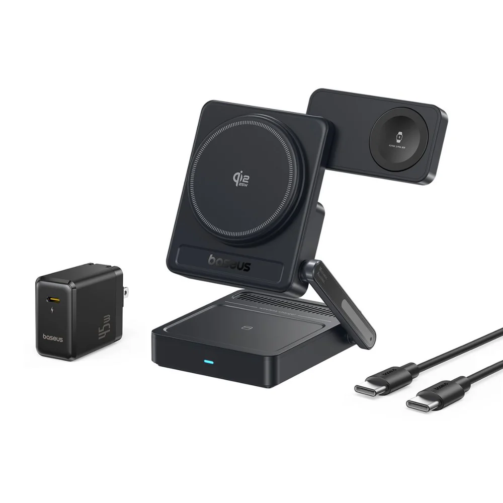 Baseus PicoGo AF21 3-in-1 Qi2.2 Wireless Charger - Image 3